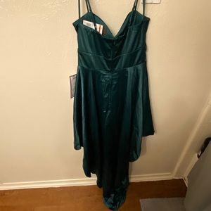 Green High Low Dress. Size 5